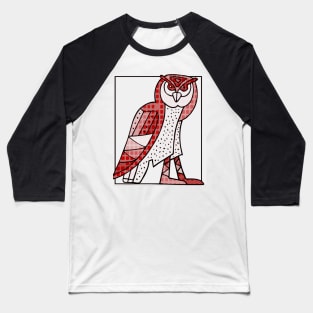 owl cubism Baseball T-Shirt